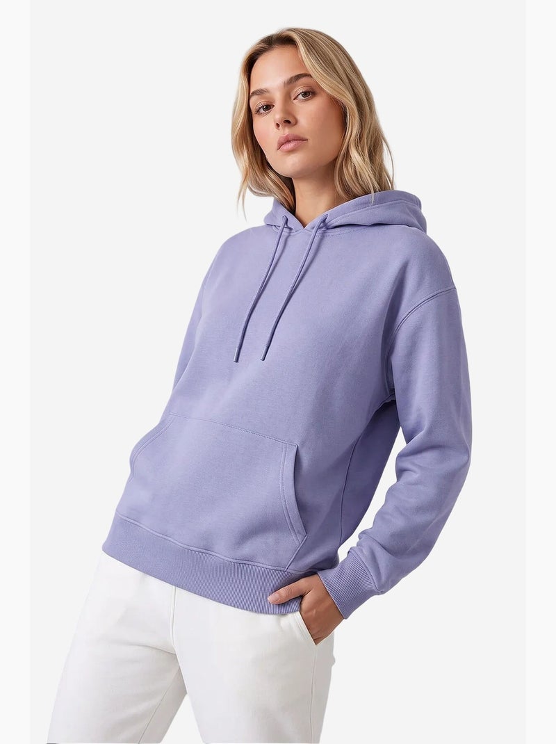Dames sweatshirt van katoenmix tommy Blauw - Kiabi