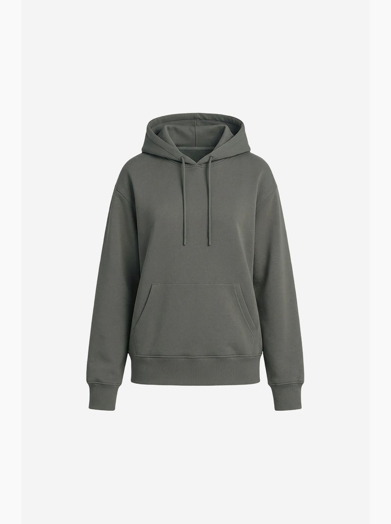 Dames sweatshirt van katoenmix tommy Kakigroen - Kiabi