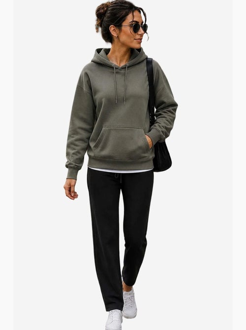Dames sweatshirt van katoenmix tommy - Kiabi