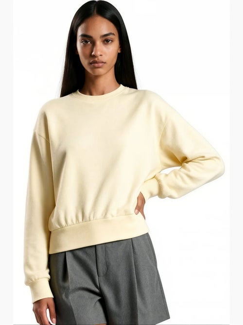 Dames sweatshirts van katoenmix busem - Kiabi