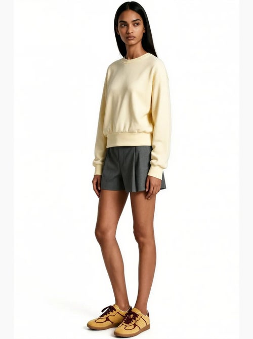 Dames sweatshirts van katoenmix busem - Kiabi