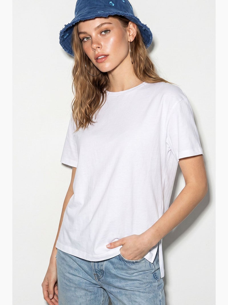 Dames t-shirt lucci Wit - Kiabi