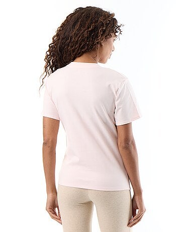 Dames-T-shirt met korte mouwen van katoenjersey