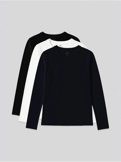 Dames t-shirt met lange mouwen en ronde hals tommy - Kiabi Dames t-shirt met lange mouwen en ronde hals tommy - Kiabi