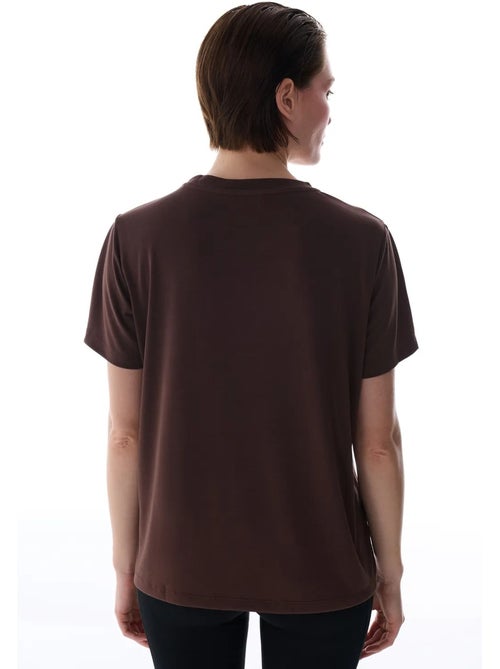 Dames t-shirt met ronde hals penti - Kiabi