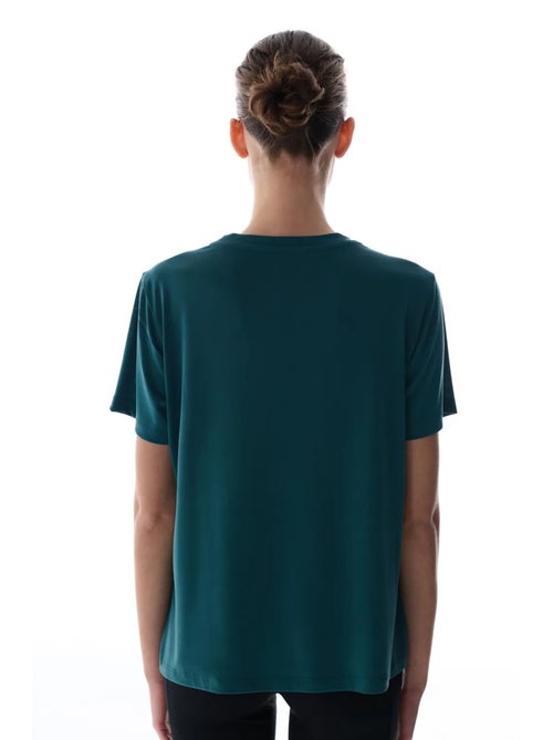 Dames t-shirt met ronde hals penti - Kiabi
