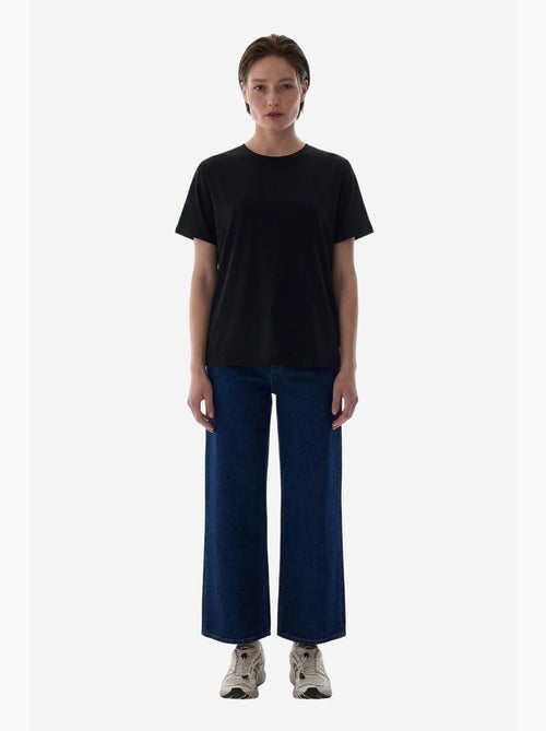 Dames t-shirt met ronde hals penti - Kiabi