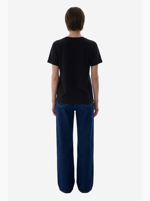 Dames t-shirt met ronde hals penti - Kiabi