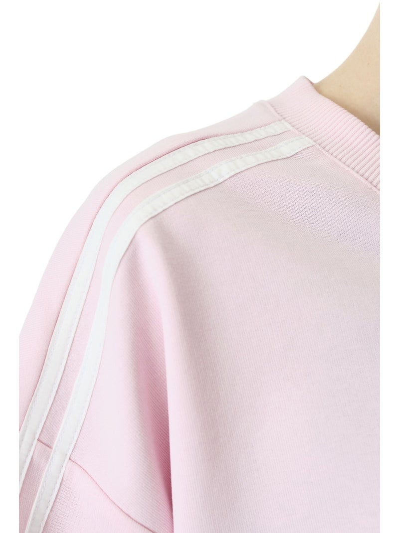 Dames t-shirt met strikdetail penti Suikerroze - Kiabi
