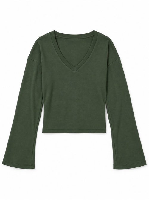 Dames t-shirt van katoen en elastaan busem - Kiabi Dames t-shirt van katoen en elastaan busem - Kiabi