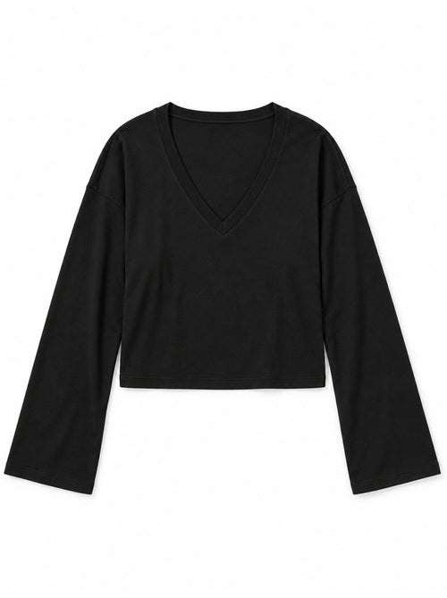 Dames t-shirt van katoen en elastaan busem - Kiabi Dames t-shirt van katoen en elastaan busem - Kiabi