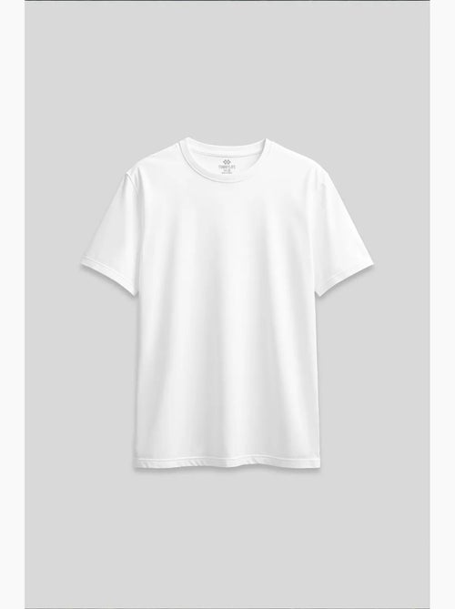 Dames t-shirt van katoen en elastaan tommy - Kiabi