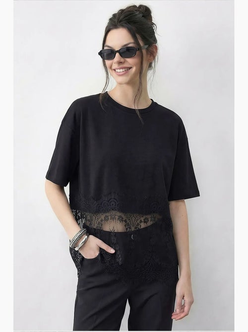 Dames t-shirt van katoen lucci - Kiabi