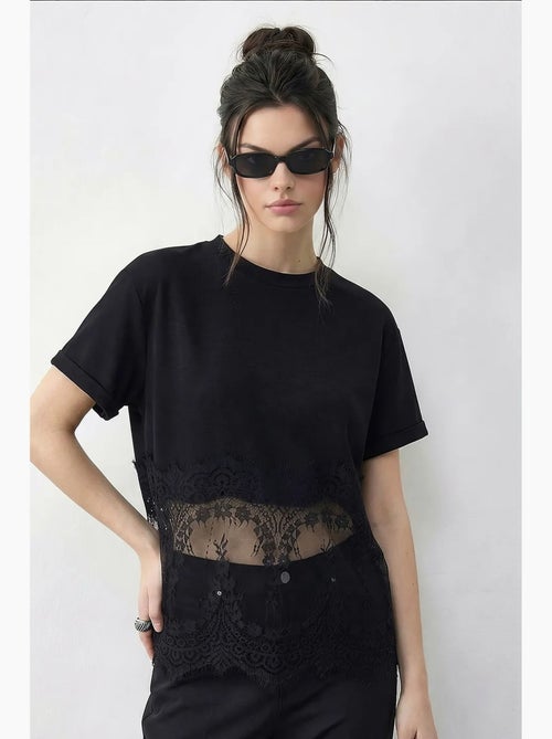 Dames t-shirt van katoen lucci - Kiabi