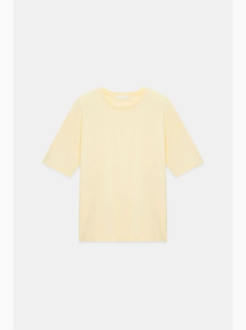 Dames t-shirt van katoen met ronde hals dilvin - Kiabi