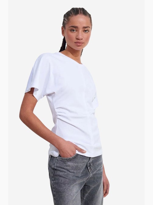 Dames t-shirt van katoen met ronde hals dilvin - Kiabi