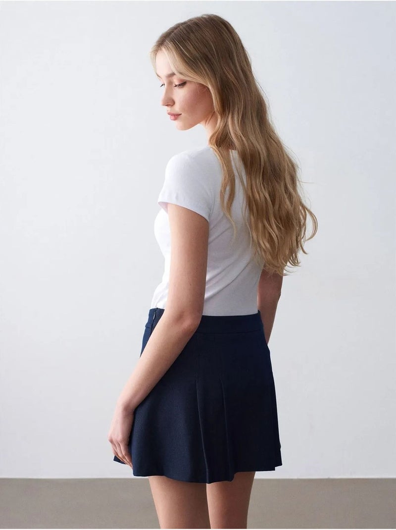 Dames t-shirt van katoen, slim fit, ronde hals dilvin Wit - Kiabi