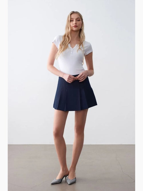 Dames t-shirt van katoen, slim fit, ronde hals dilvin - Kiabi