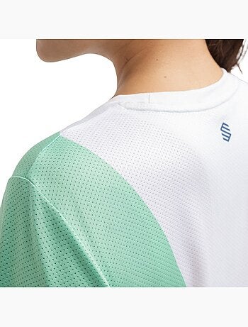 Dames technisch padelshirt met korte mouwen
