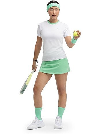 Dames technisch padelshirt met korte mouwen