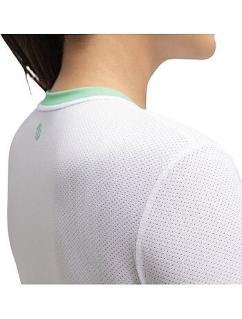 Dames technisch padelshirt met korte mouwen