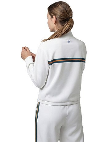 Dames tennissweatshirt met halve rits