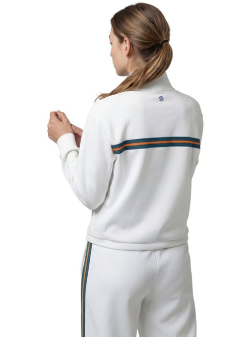 Dames tennissweatshirt met halve rits - Kiabi