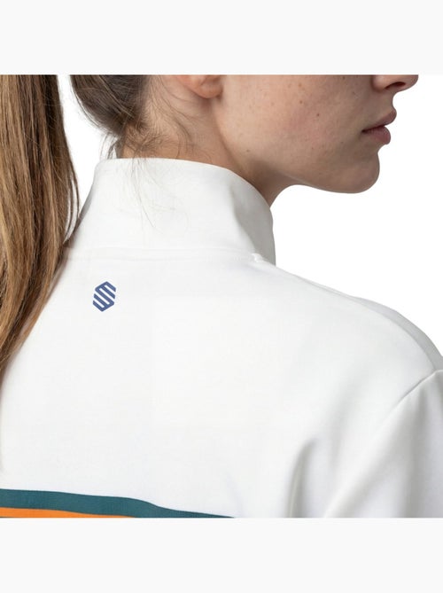 Dames tennissweatshirt met halve rits - Kiabi