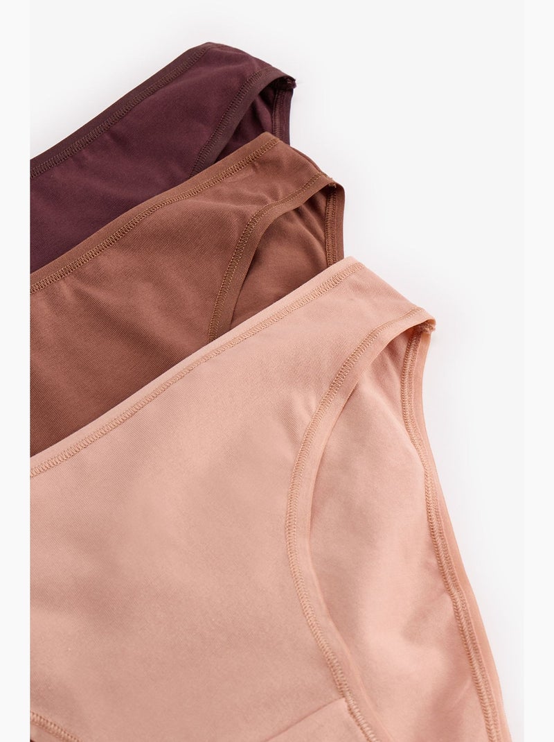 Dames terra hipster slip penti Bordeauxrood - Kiabi