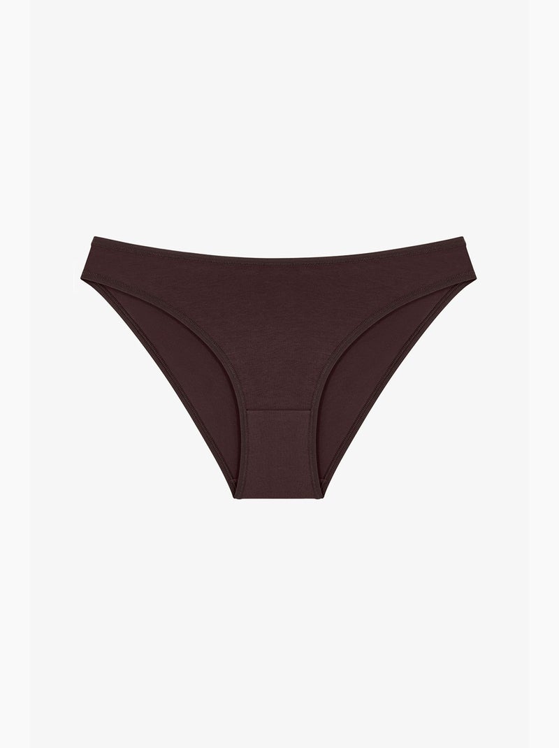 Dames terra hipster slip penti Bordeauxrood - Kiabi