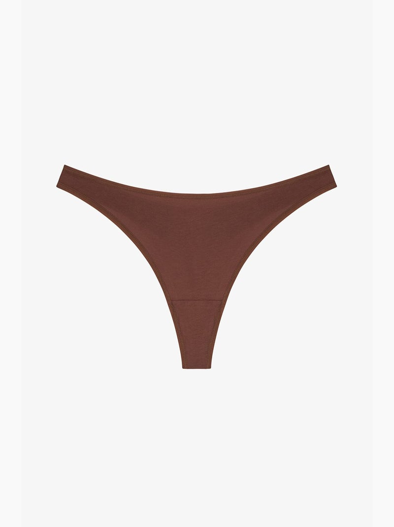 Dames terra tanga penti Bordeauxrood - Kiabi