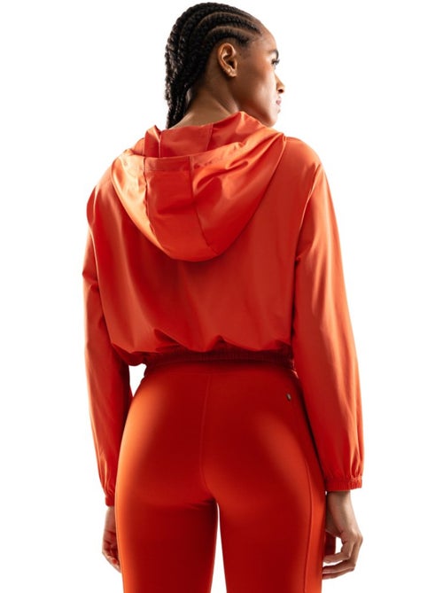 Dames ultralicht cropped sportief windjack - Kiabi