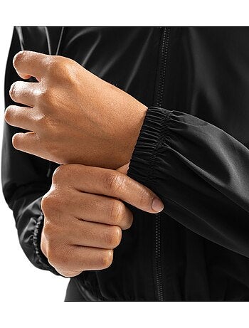 Dames ultralicht cropped sportief windjack