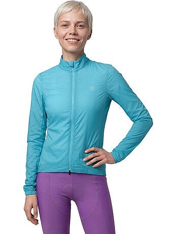 Dames ultralichte winddichte fietsjas