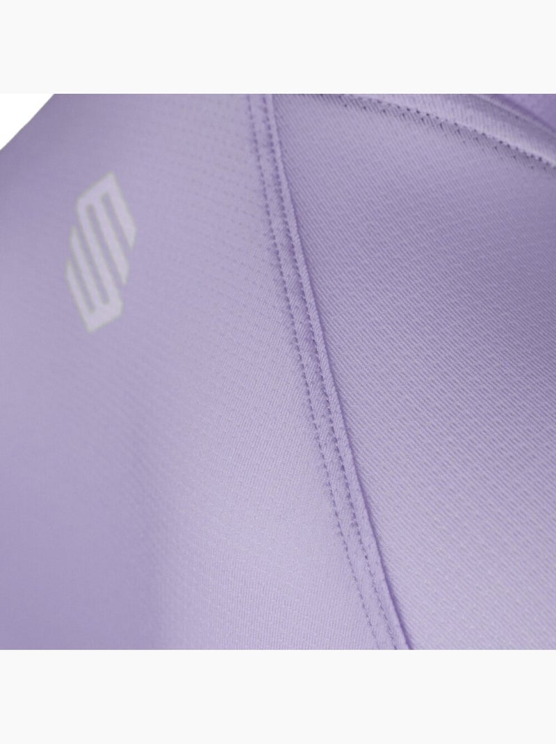 Dames ultralichtgewicht wielershirt Paars - Kiabi