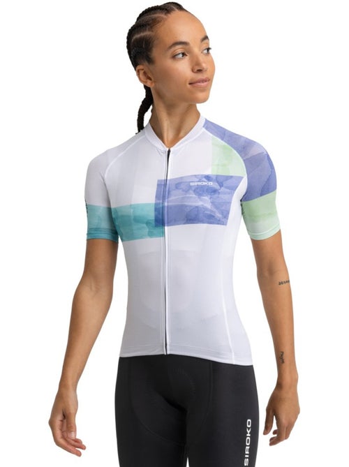 Dames ultralichtgewicht wielershirt - Kiabi
