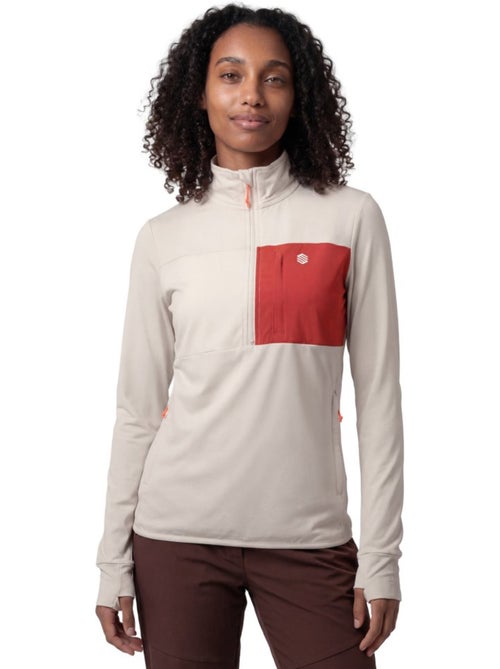 Dames wandel fleece trui - Kiabi