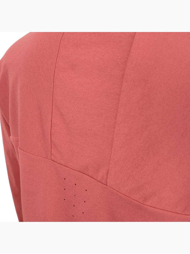 Dames wandel t-shirts lange mouw Rood - Kiabi