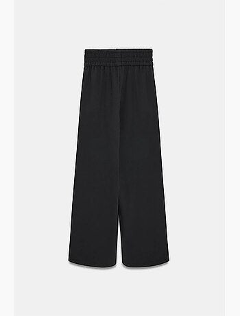 Dames Wide-leg Broek Van Crêpe