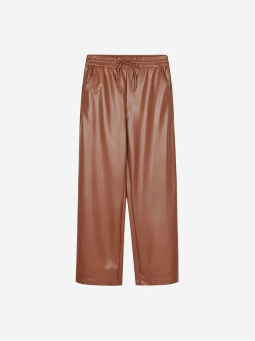 Dames wide-leg broek van imitatieleer dilvin - Kiabi Dames wide-leg broek van imitatieleer dilvin - Kiabi