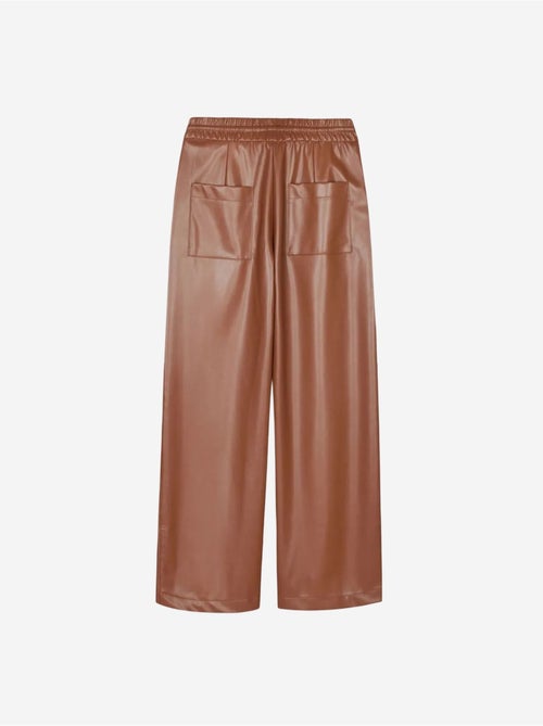 Dames wide-leg broek van imitatieleer dilvin - Kiabi Dames wide-leg broek van imitatieleer dilvin - Kiabi