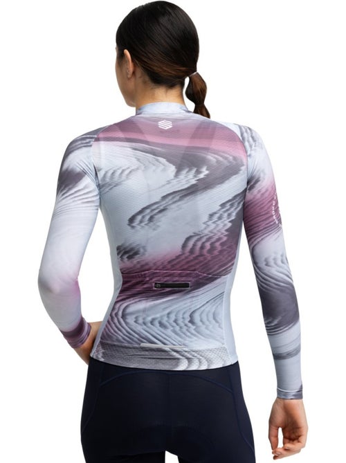 Dames wielershirt lange mouw - Kiabi