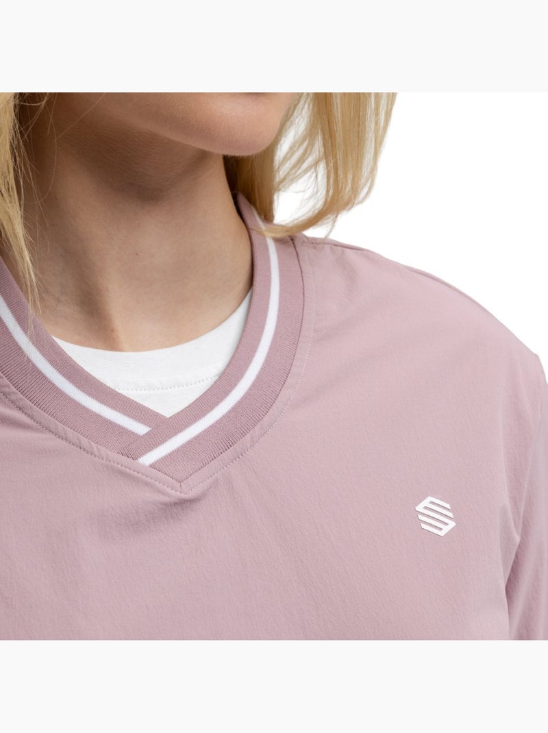 Dames winddichte golftrui Roze - Kiabi