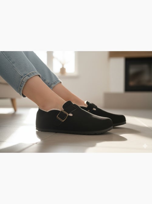 Dames Winterslippers Binnenschoenen Gevoerd MD8845 - Kiabi Dames Winterslippers Binnenschoenen Gevoerd MD8845 - Kiabi