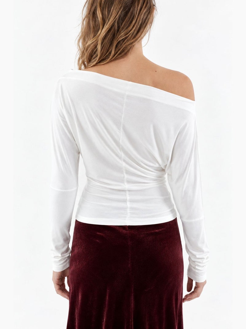 Damesblouse busem Wit - Kiabi