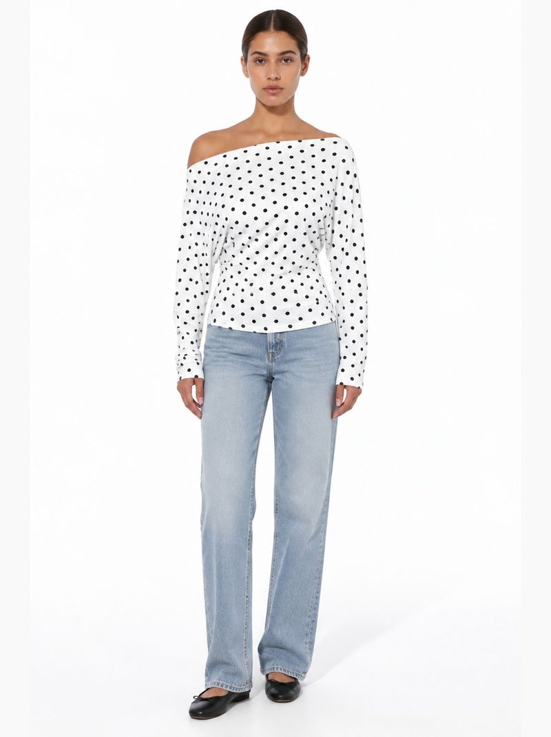Damesblouse busem Wit - Kiabi