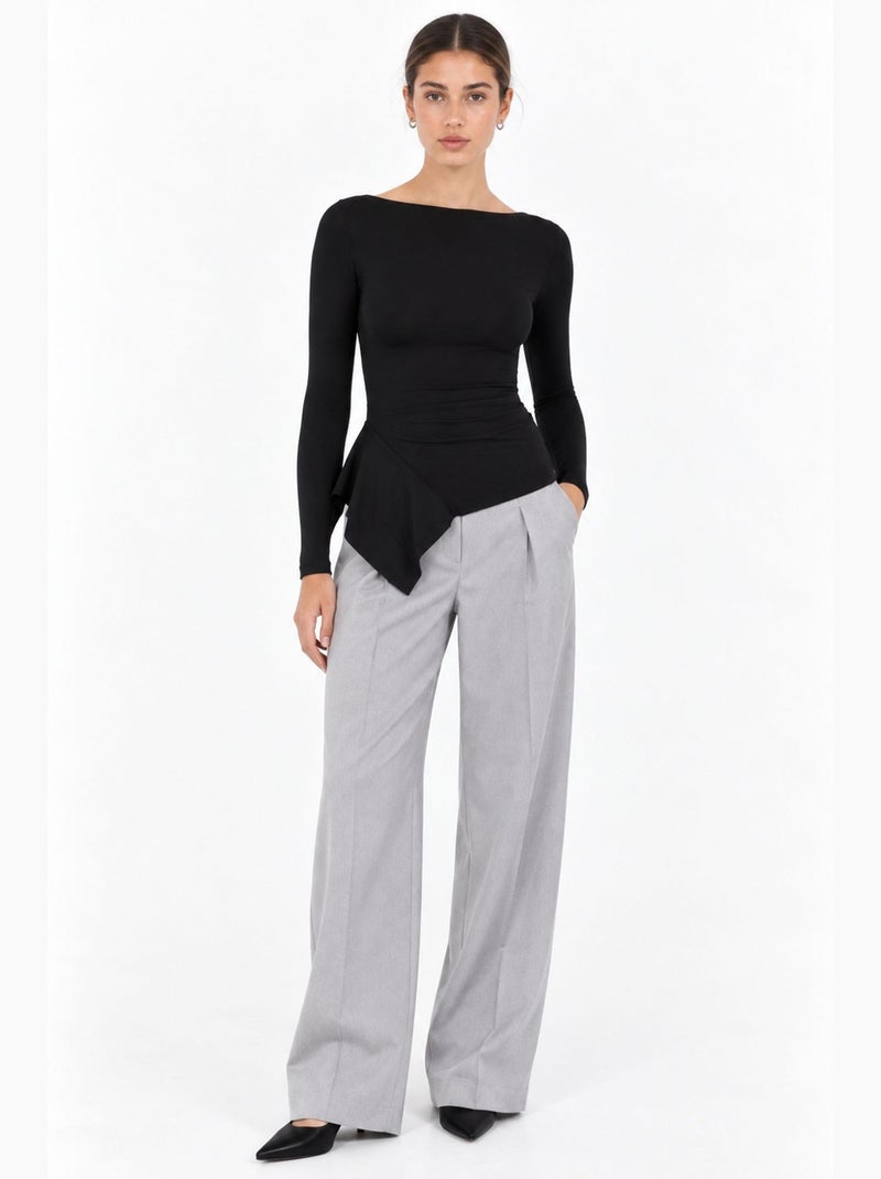 Damesblouse busem Zwart - Kiabi