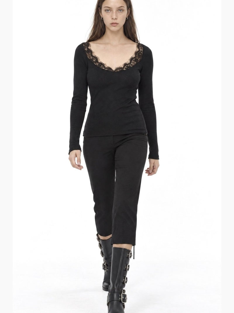 Damesblouse busem Zwart - Kiabi