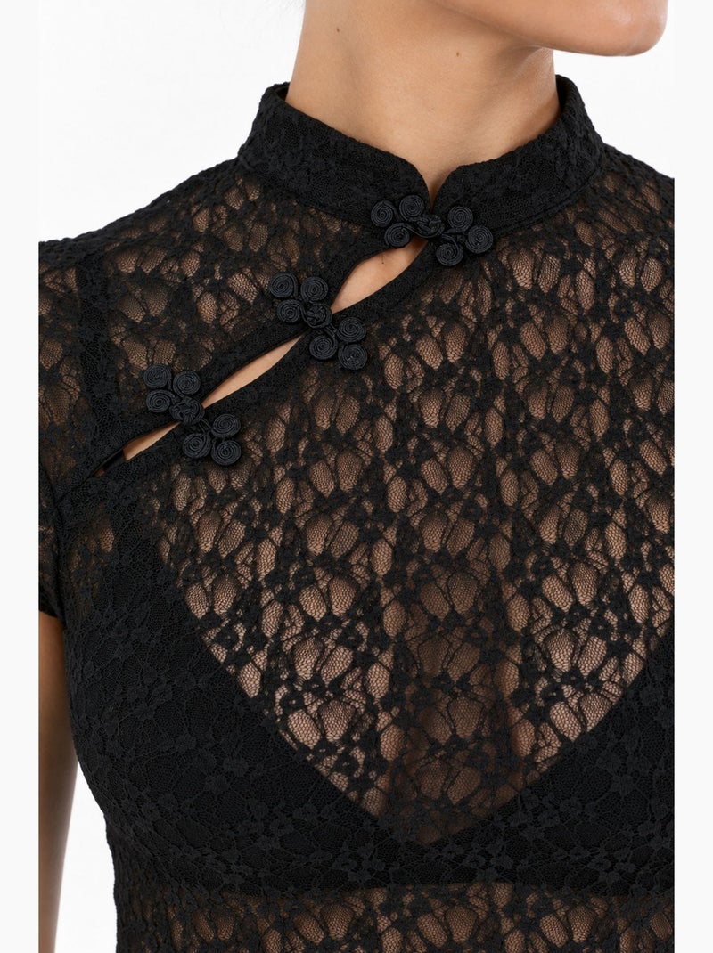 Damesblouse busem Zwart - Kiabi