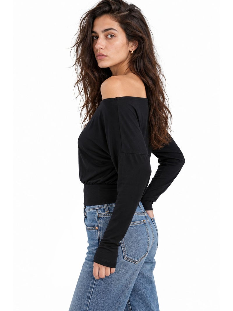 Damesblouse busem Zwart - Kiabi